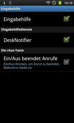 DeskNotifier android App screenshot 1